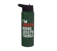 I'm Joseph Doing Joseph Things Prénom Joseph Stainless Steel Insulated Water Bottle