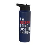 I'm Joseph Doing Joseph Things Prénom Joseph Stainless Steel Insulated Water Bottle