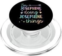 I'm Josephine Doing Josephine Things Prénom personnalisé PopSockets PopGrip pour MagSafe