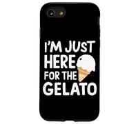 I'm Just Here for Artisan Vanilla Gelato Crème glacée Italienne Coque pour iPhone SE (2020) / 7/8