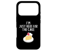 I'm Just Here for Cake Funny Wedding Meme Costume Cakes Coque pour iPhone 17 Pro