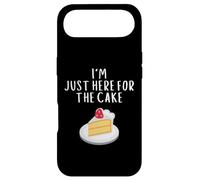 I'm Just Here for Cake Funny Wedding Meme Costume Cakes Coque pour iPhone Air