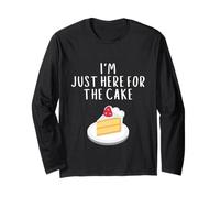 I'm Just Here for Cake Funny Wedding Meme Costume Cakes Manche Longue