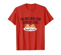 I'm Just Here for Deviled Eggs Œufs Mimosa Humour Gourmand T-Shirt