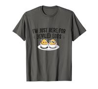 I'm Just Here for Deviled Eggs Œufs Mimosa Humour Gourmand T-Shirt