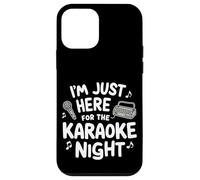 I'm Just Here for Karaoké Night Singing Party Music Machine Coque pour iPhone 12 Mini