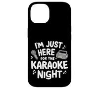I'm Just Here for Karaoké Night Singing Party Music Machine Coque pour iPhone 14