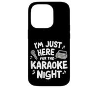 I'm Just Here for Karaoké Night Singing Party Music Machine Coque pour iPhone 14 Pro