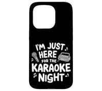 I'm Just Here for Karaoké Night Singing Party Music Machine Coque pour iPhone 15 Pro