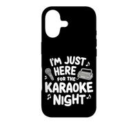 I'm Just Here for Karaoké Night Singing Party Music Machine Coque pour iPhone 17