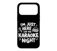 I'm Just Here for Karaoké Night Singing Party Music Machine Coque pour iPhone 17 Pro Max