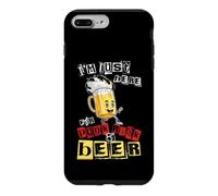 I'm Just Here for Punk Rock and Beer Bière Humour Coque pour iPhone 7 Plus/8 Plus