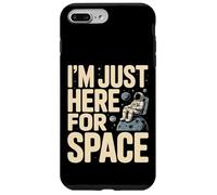 I'm Just Here for Space Astronaute Planet Galaxy Coque pour iPhone 7 Plus/8 Plus