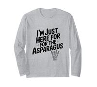 I'm Just Here for The Asperagus Funny Vegetable Lover Manche Longue