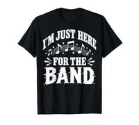 I'm Just Here for The Band Marching Halftime Show Men Women T-Shirt Graphique avec Valeur