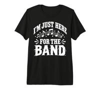I'm Just Here for The Band Marching Halftime Show Men Women T-Shirt Haut de Gamme
