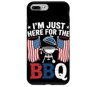 I'm Just Here for The Barbecue Pitmaster BBQ 4 Juillet Coque pour iPhone 7 Plus/8 Plus