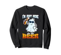 Im Just Here for The Beer Costume d'halloween fantôme fantôme Sweatshirt