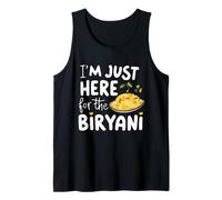 I'm Just Here for The Biryani Plat à Riz épicé Indien Débardeur