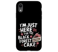 I'm Just Here for The Black Forest Cake German Pâtissier Chef Coque pour iPhone XR