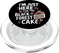 I'm Just Here for The Black Forest Cake German Pâtissier Chef PopSockets PopGrip pour MagSafe