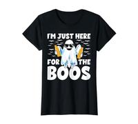 I'm Just Here for The Boos for a Halloween Drinking Party T-Shirt Graphique avec Valeur