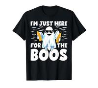 I'm Just Here for The Boos for a Halloween Drinking Party T-Shirt Graphique avec Valeur