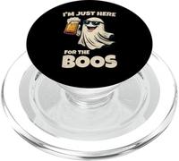 I'm Just Here for The Boos Funny Ghost Halloween PopSockets PopGrip pour MagSafe
