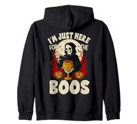 I'm Just Here for The Boos Skeleton Funny Halloween Sweat à Capuche