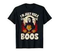 I'm Just Here for The Boos Skeleton Funny Halloween T-Shirt