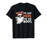 I'm Just Here For The Boos Womens Cute Halloween Costume T-Shirt