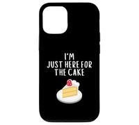 I'm Just Here for The Cake Funny Wedding Party Costume Cakes Coque pour iPhone 12/12 Pro