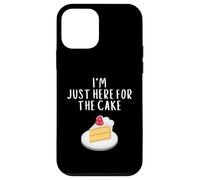 I'm Just Here for The Cake Funny Wedding Party Costume Cakes Coque pour iPhone 12 Mini