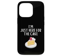 I'm Just Here for The Cake Funny Wedding Party Costume Cakes Coque pour iPhone 13 Pro