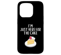 I'm Just Here for The Cake Funny Wedding Party Costume Cakes Coque pour iPhone 15 Pro