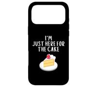 I'm Just Here for The Cake Funny Wedding Party Costume Cakes Coque pour iPhone 17 Pro Max