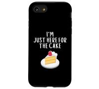 I'm Just Here for The Cake Funny Wedding Party Costume Cakes Coque pour iPhone SE (2020) / 7/8