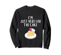 I'm Just Here for The Cake Funny Wedding Party Costume Cakes Sweatshirt