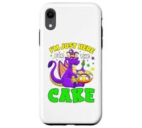 I'm Just Here for The Cake - Tenue Mardi Gras 2024 pour Enfants Coque pour iPhone XR