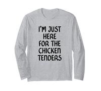 I'm Just Here for The Chicken Tenders Funny Chicken Tender Manche Longue