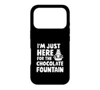 I'm Just Here for The Chocolate Fountain Dessert Dip Buffet Coque pour iPhone 17 Pro