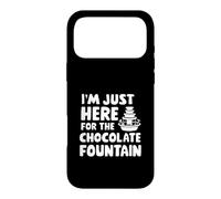 I'm Just Here for The Chocolate Fountain Dessert Dip Buffet Coque pour iPhone 17 Pro Max