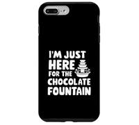I'm Just Here for The Chocolate Fountain Dessert Dip Buffet Coque pour iPhone 7 Plus/8 Plus