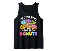 I'm just here for the Donuts Cute Foodie Sweet Dessert Donut Débardeur