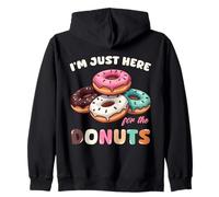 Im Just Here for The Donuts Design Amusant pour Les Amoureux des Donuts Sweat à Capuche