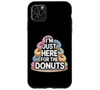 I'm Just Here for The Donuts Snack Food Humour Coque pour iPhone 11 Pro Max