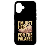 I'm Just Here for The Falafel Lover Humour Coque pour iPhone 16
