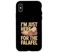 I'm Just Here for The Falafel Lover Humour Coque pour iPhone X/XS