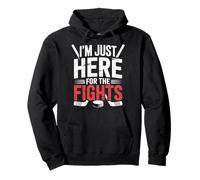 I'm Just Here for The Fights Fantaisie de Hockey ||- Sweat à Capuche