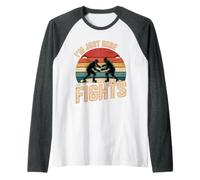 I'm Just Here for The Fights Hockey Fan Banter - Manche Raglan